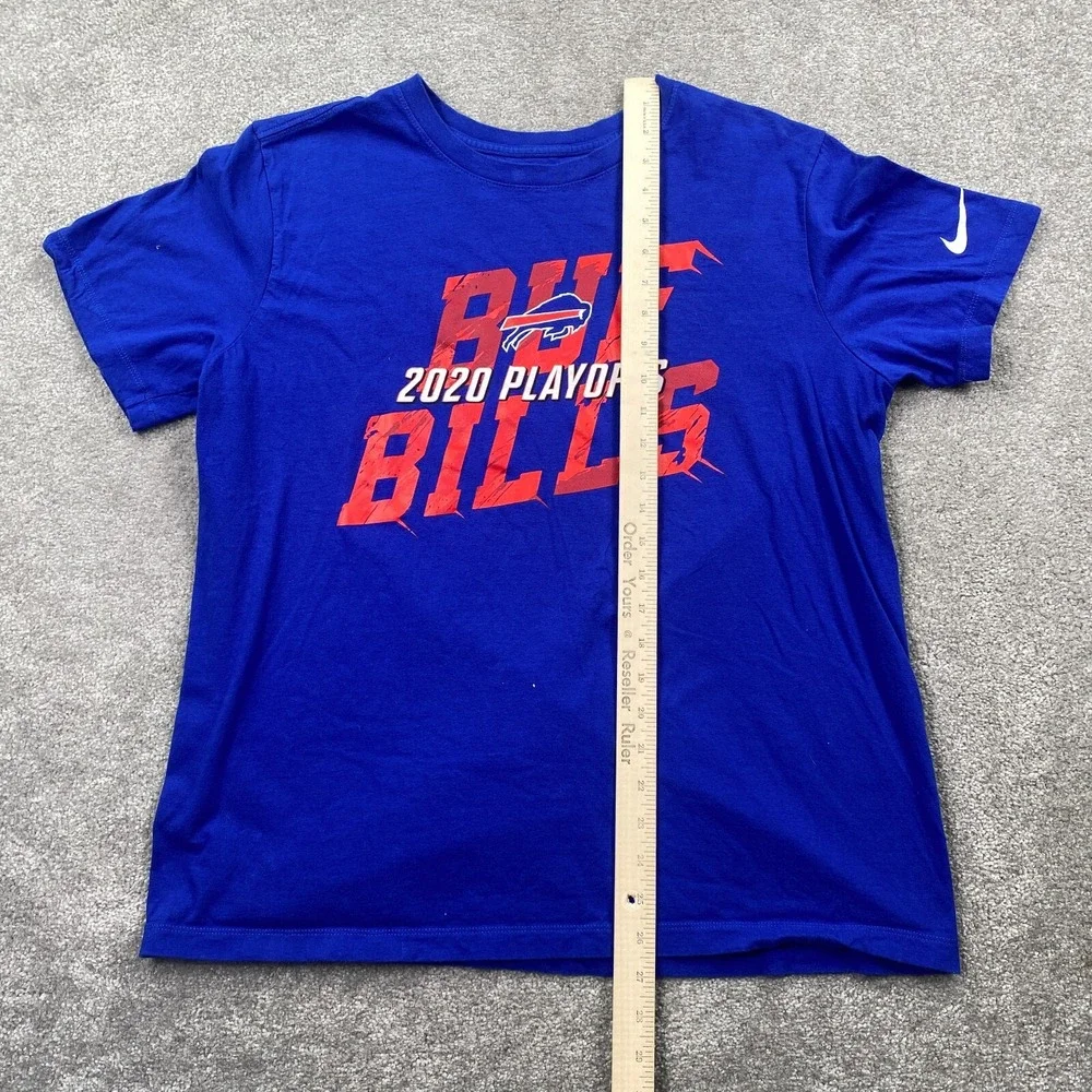 Buffalo Bills Royal 2020 NFL Playoffs Bound Iconic T-Shirt Nike Men's Size L‎